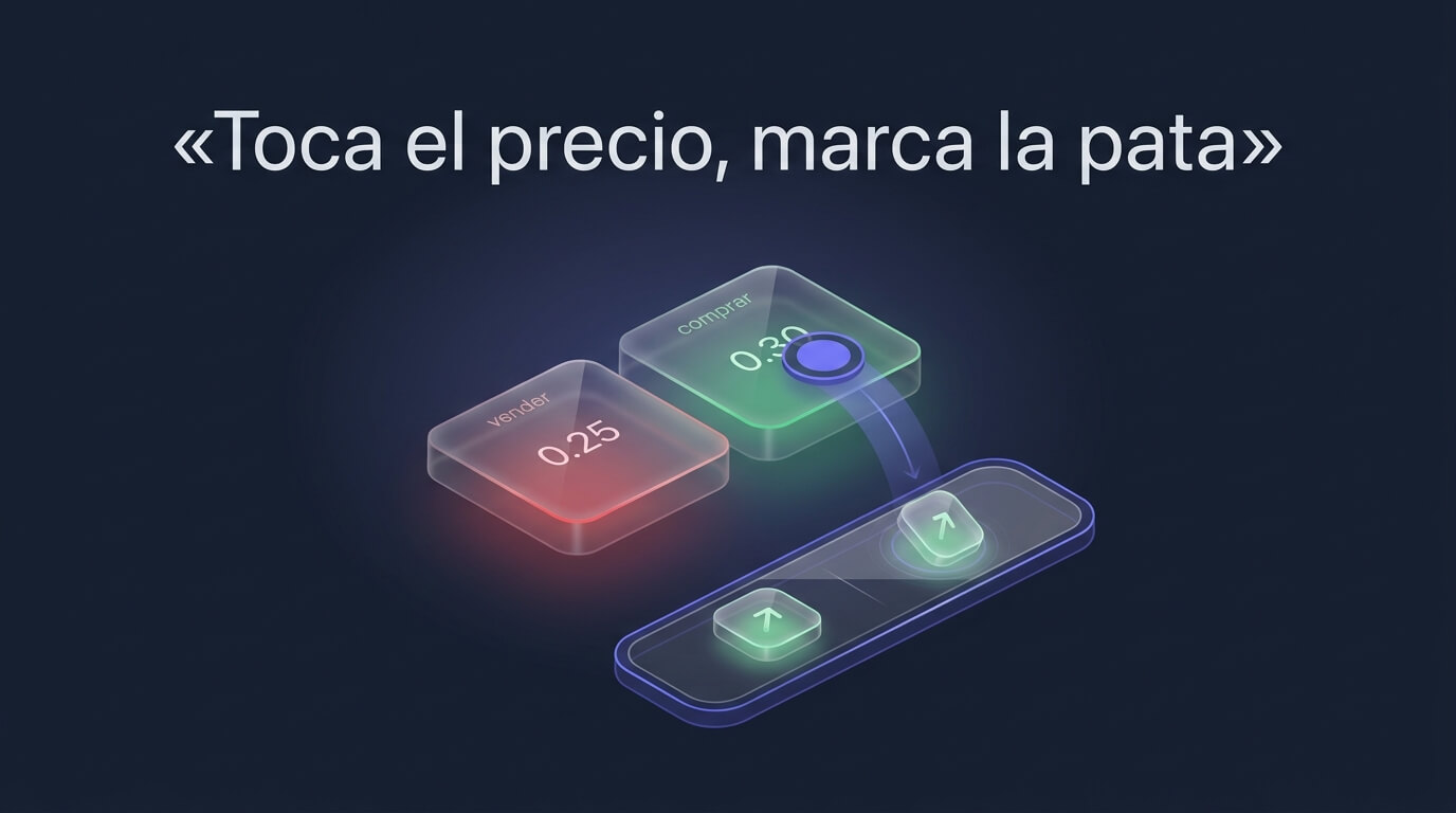 Construir tocando la cadena: pulsas el bid o el ask de un contrato y la pata entra en la barra de selección, con la estrategia detectada