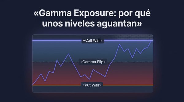 Gamma Exposure para principiantes: por qué unos niveles aguantan y otros se rompen