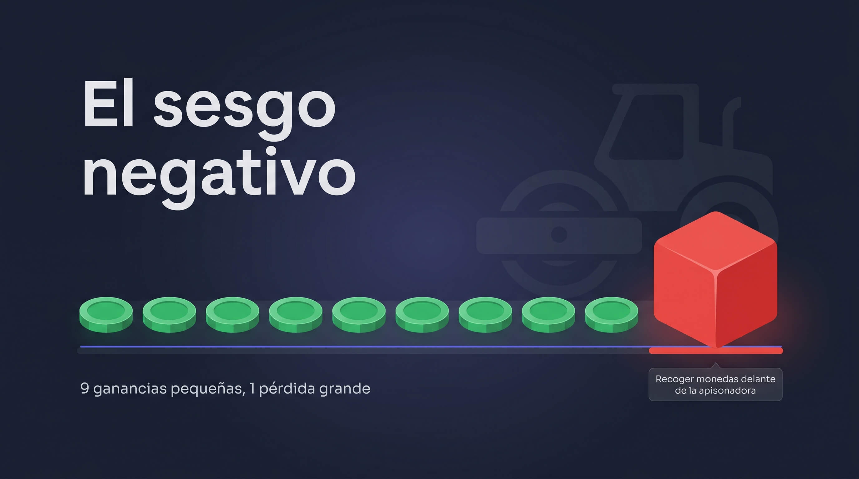 El sesgo negativo del iron condor: muchas ganancias pequeñas y alguna pérdida grande, como recoger monedas