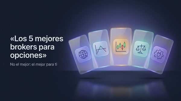 Los 5 mejores brokers para opciones en 2026: comisiones, plataformas y la letra pequeña