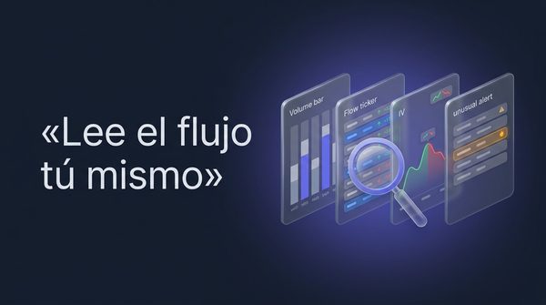 Research: cuatro pantallas para leer el flujo de opciones tú mismo
